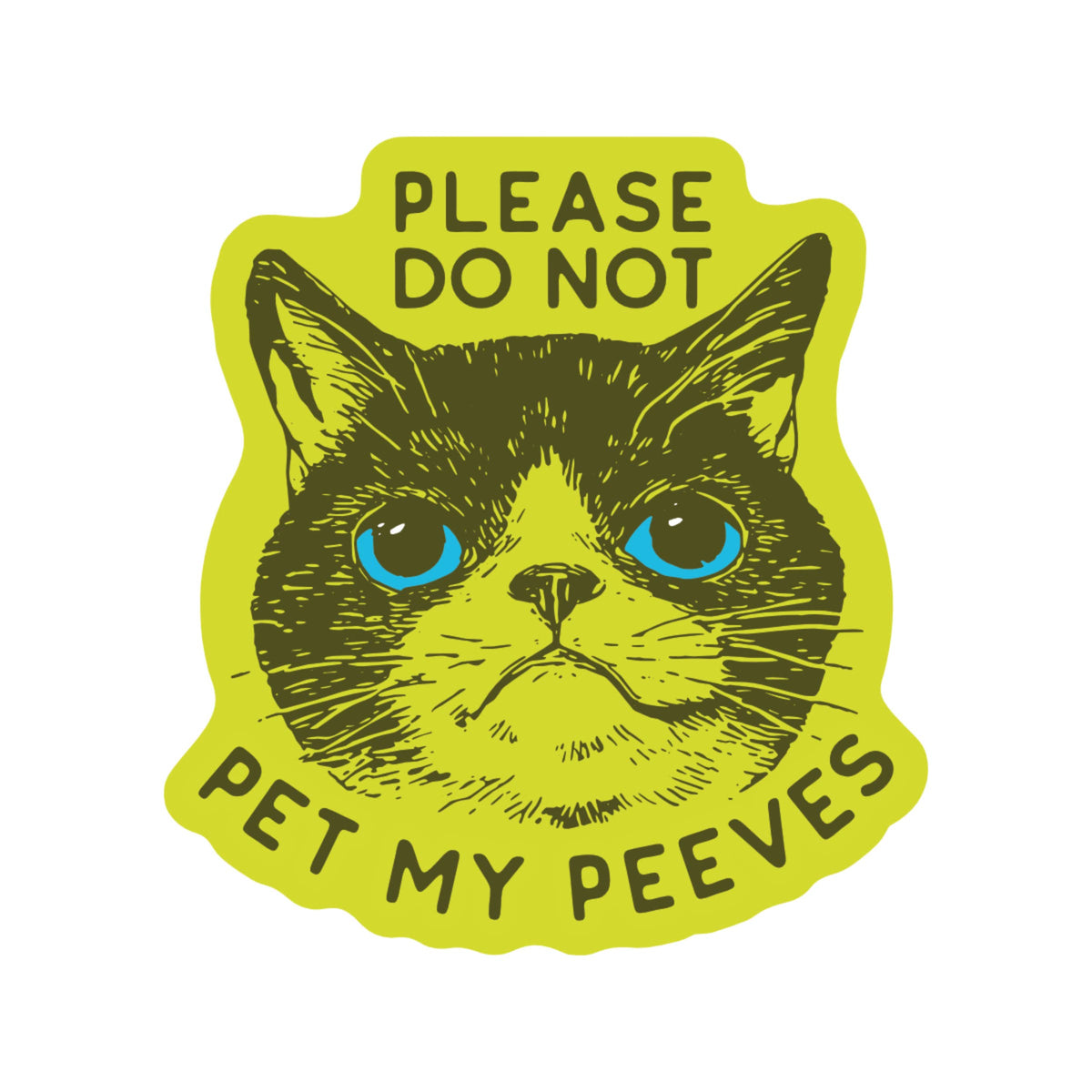 Sticker - Do not pet my peeves