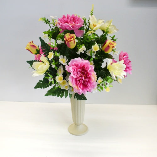 Cemetery Bouquet - Silk Flowers