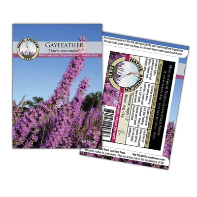 Native Texas Seeds Packet
