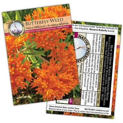 Native Texas Seeds Packet