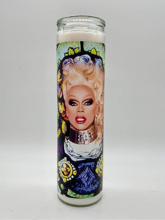 Secular Saints Prayer Candle: Ru Paul