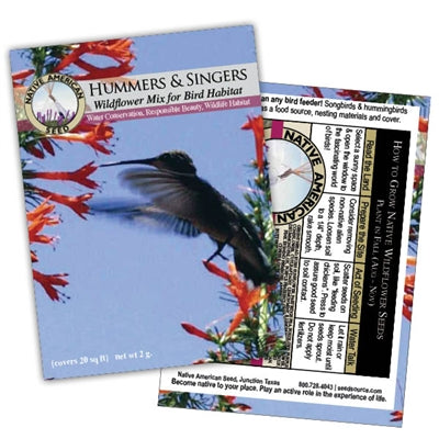 Native Texas Seeds Packet