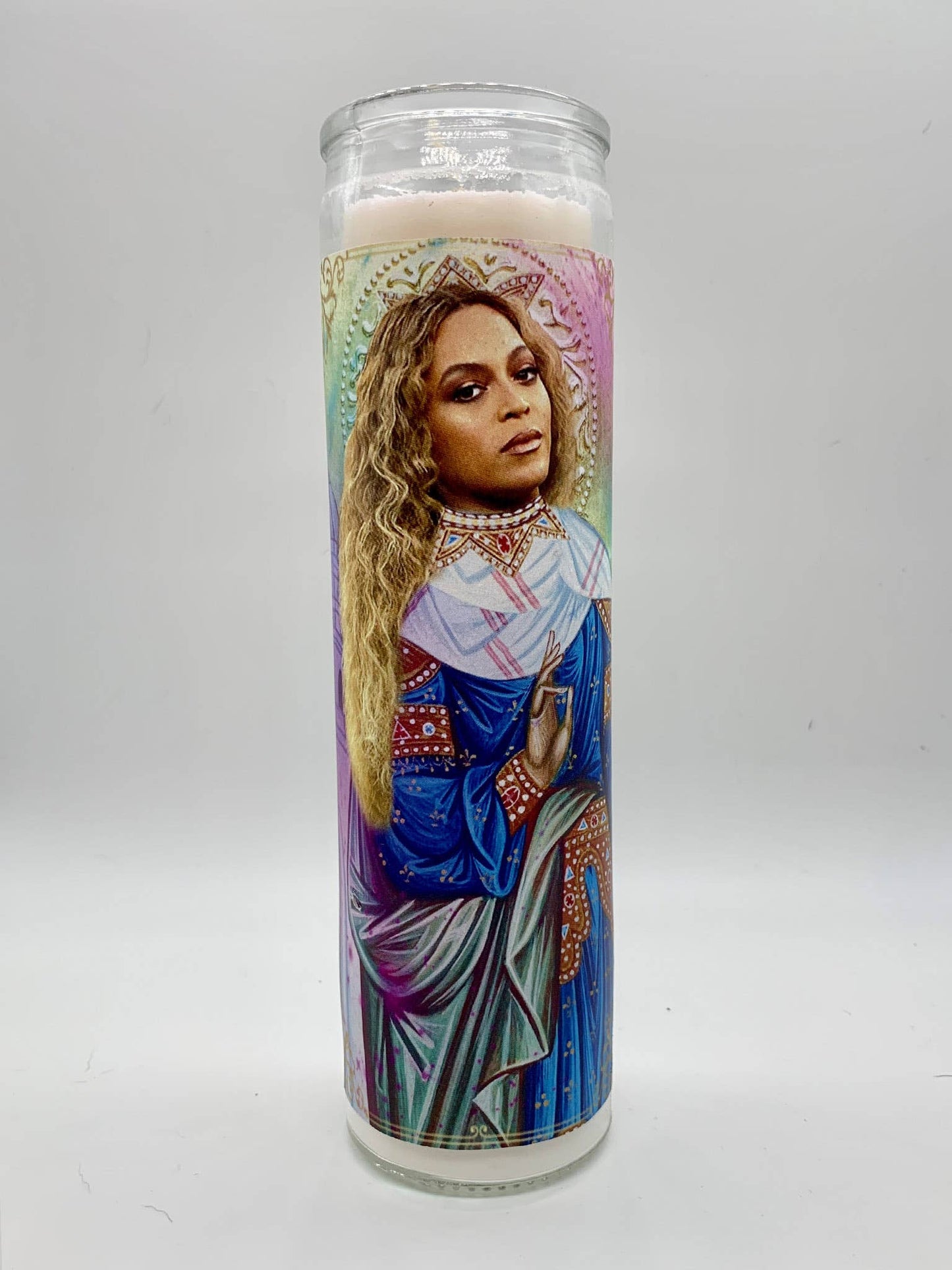 Secular Saints Prayer Candle: Beyoncé – Scent & Violet