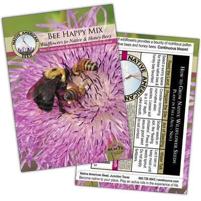 Native Texas Seeds Packet