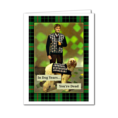 Greeting Card - Dog Years Birthday