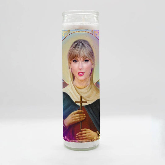 Secular Saints Prayer Candle: Taylor Swift