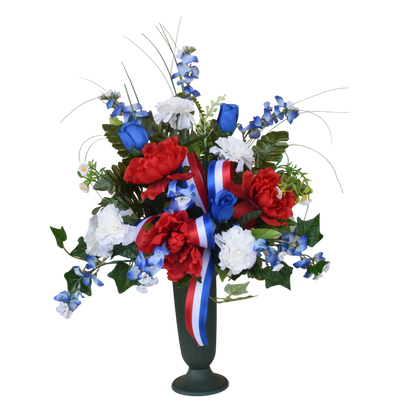 Cemetery Bouquet - Silk Flowers