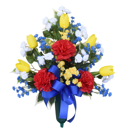 Cemetery Bouquet - Silk Flowers (Small)