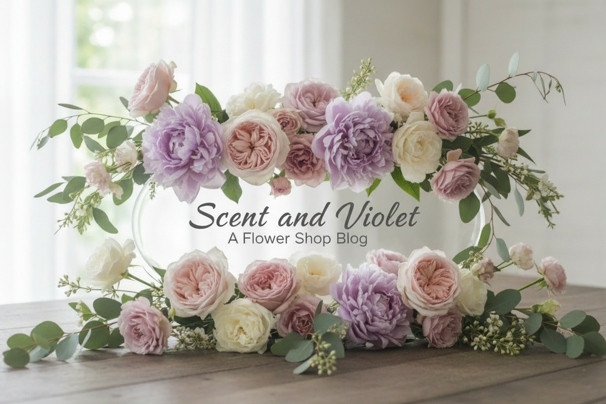 change the blooming botanical text to scent and violet