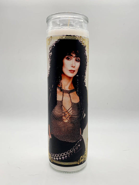 Secular Saints Prayer Candle: Cher
