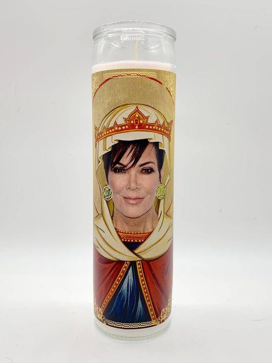 Secular Saints Prayer Candle: Kris Jenner