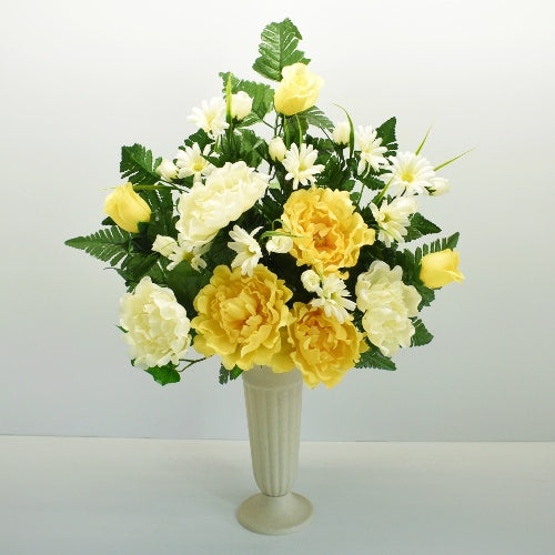 Cemetery Bouquet - Silk Flowers