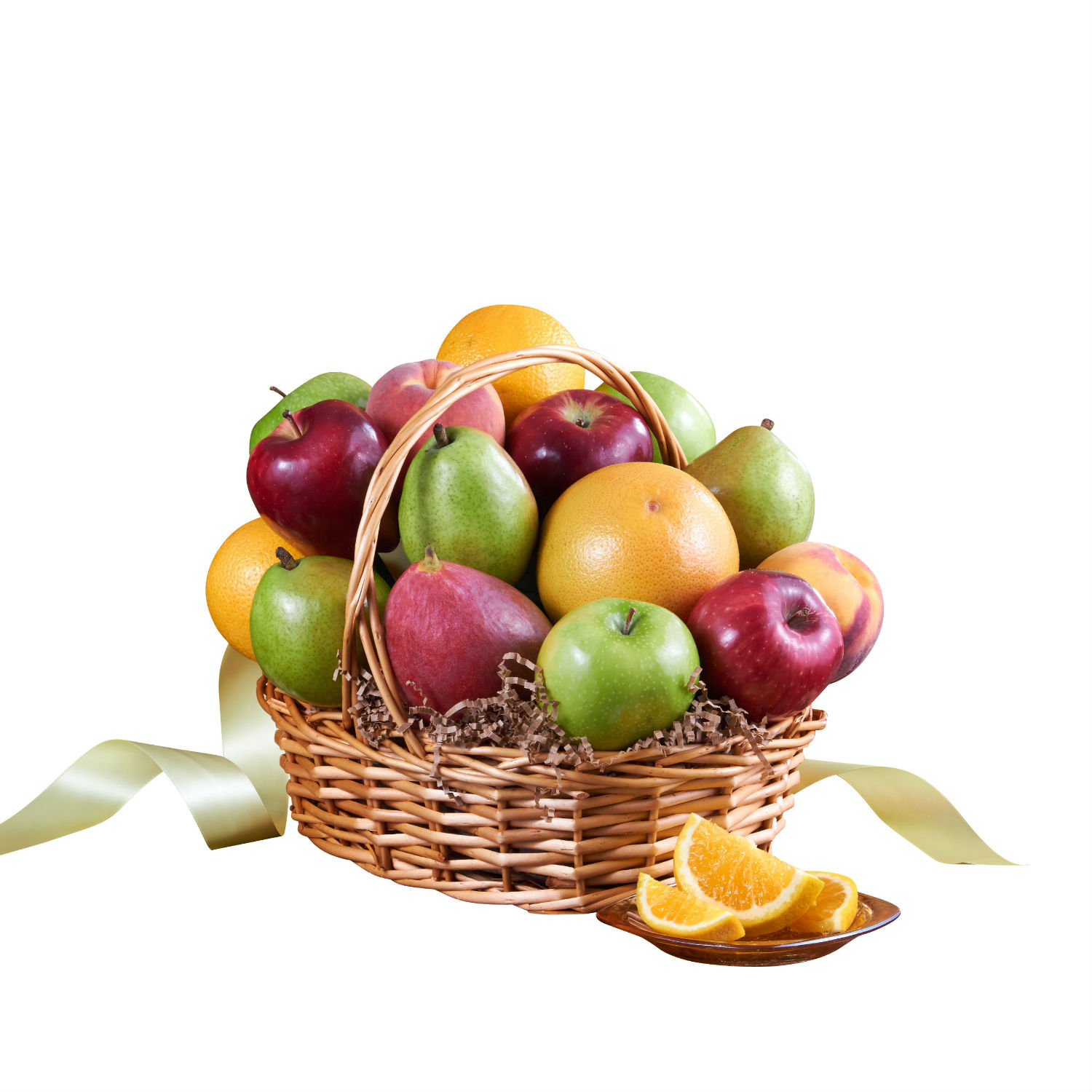 Organic Fruit Gift Basket Scent & Violet flowers and gifts