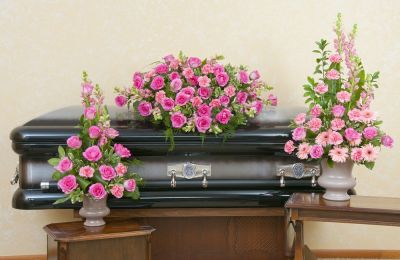 Peaceful Pink Funeral Flowers Set in Houston, TX