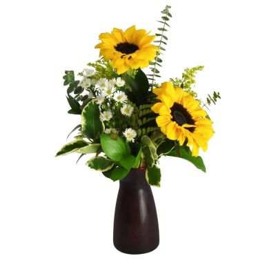 Sunflower Mini Vase in Houston, TX