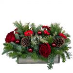 Woodland Centerpiece - Red in Houston, TX