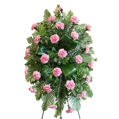Pink carnations standing spray in Houston, TX