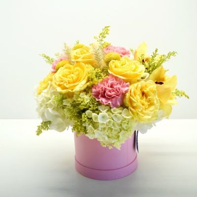 Pink Box Flowers in Houston, TX
